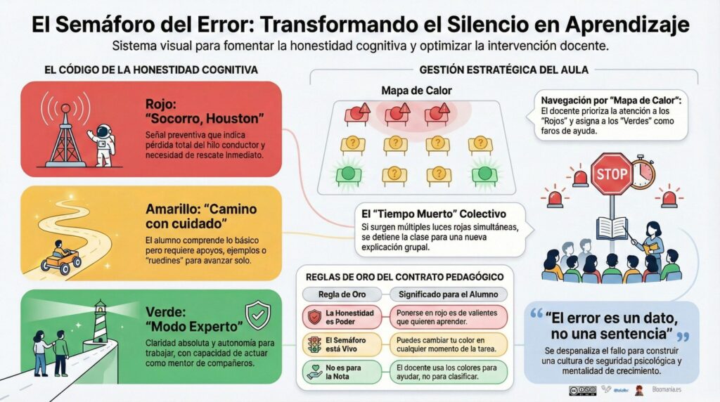 semáforo del error